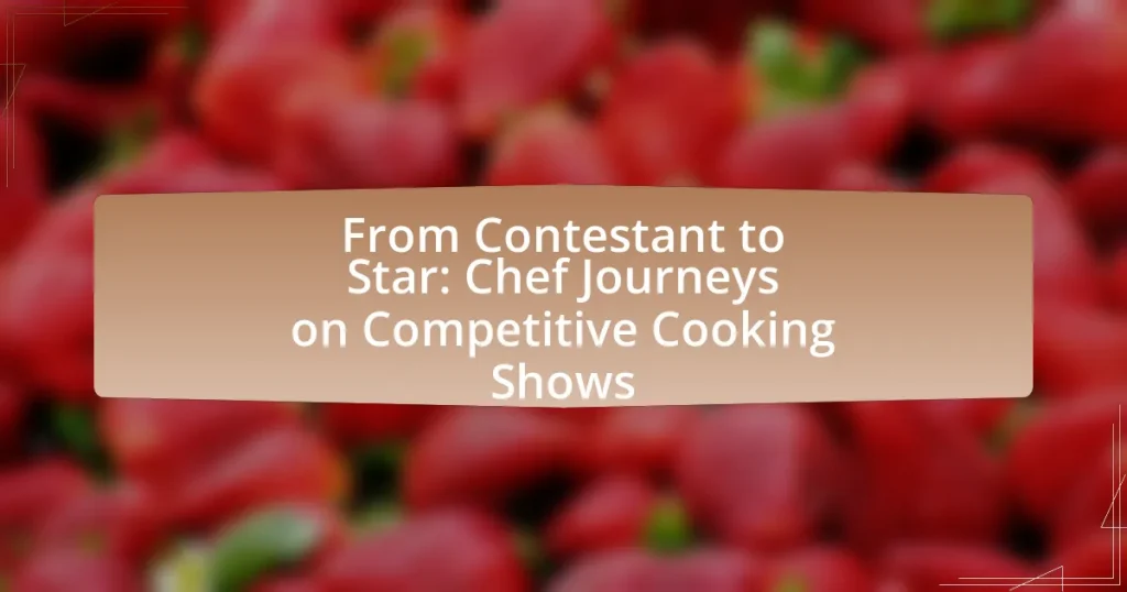 From Contestant to Star: Chef Journeys on Competitive Cooking Shows